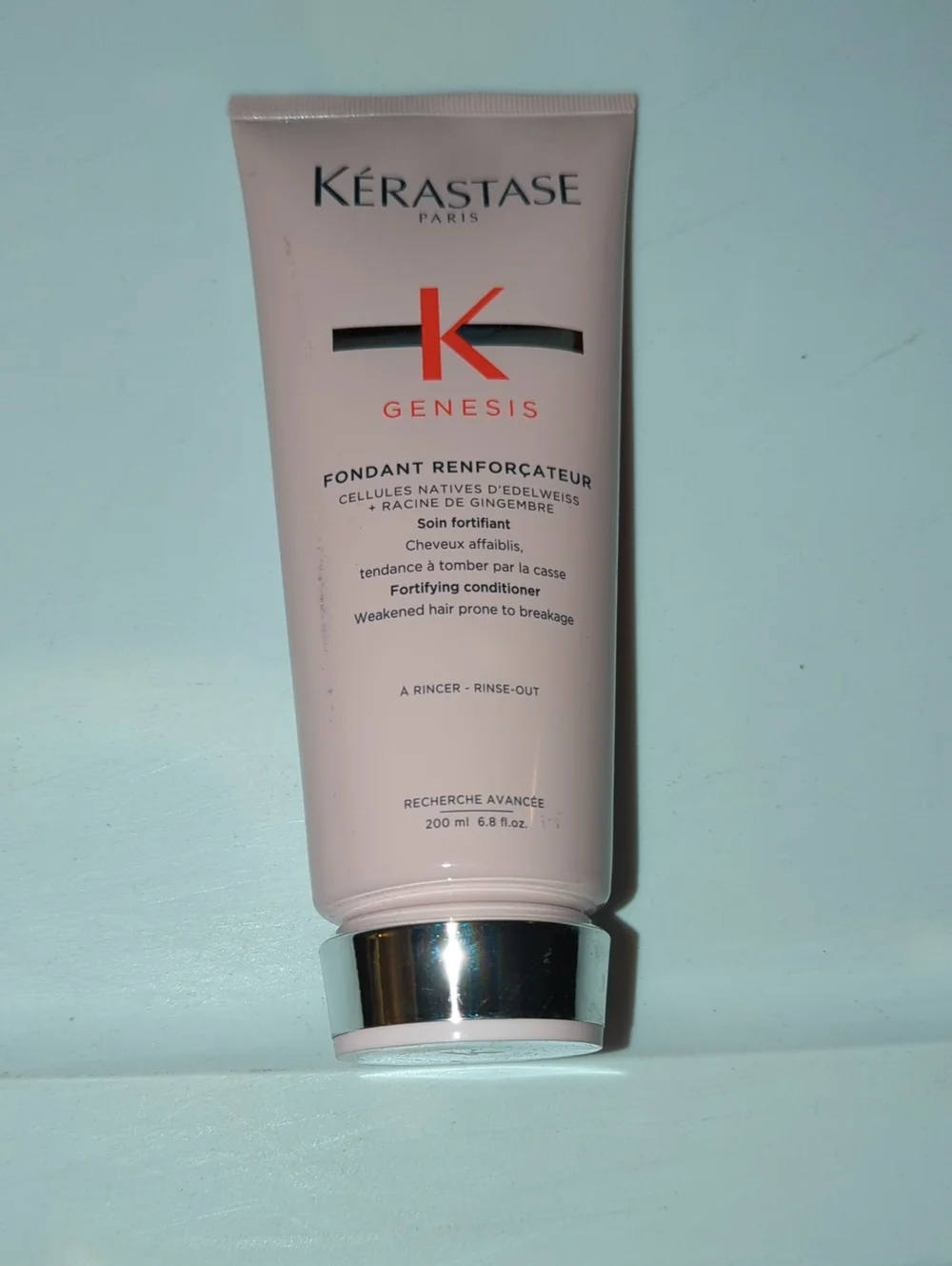 Kerastase Genesis Conditioner - Pale Pink Tube with Silver Cap